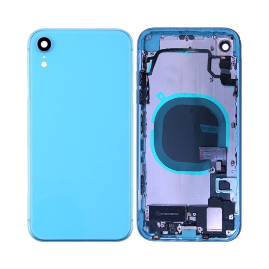 Tampa Traseira+Frame+Flex Apple iPhone XR Azul Céu Tampa Traseira+Frame+Flex Apple iPhone XR Azul Céu